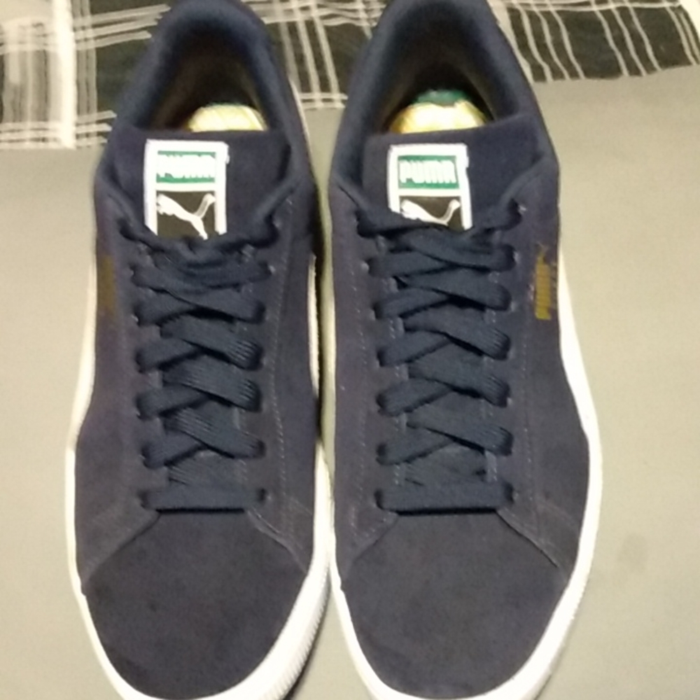 PUMA Blue suede size 11